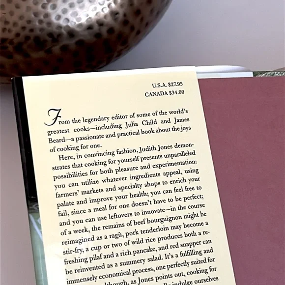 “The Pleasures of Cooking for One” by Judith Jones (Beautiful & Simple Cookbook) - Picture 6 of 16